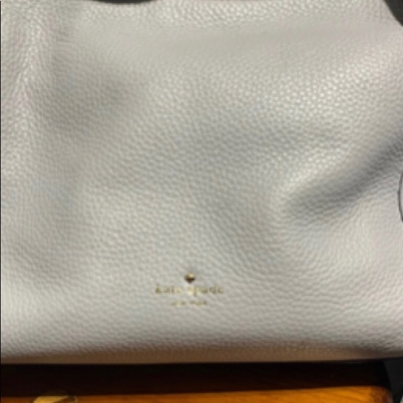Kate Spade grey pebbles leather handbag Crossbody Purse - Picture 4 of 5